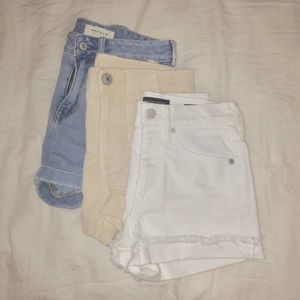 😍3 PACK high waisted shorts